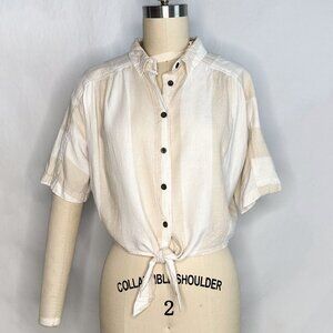 BDG - Cropped Button Up